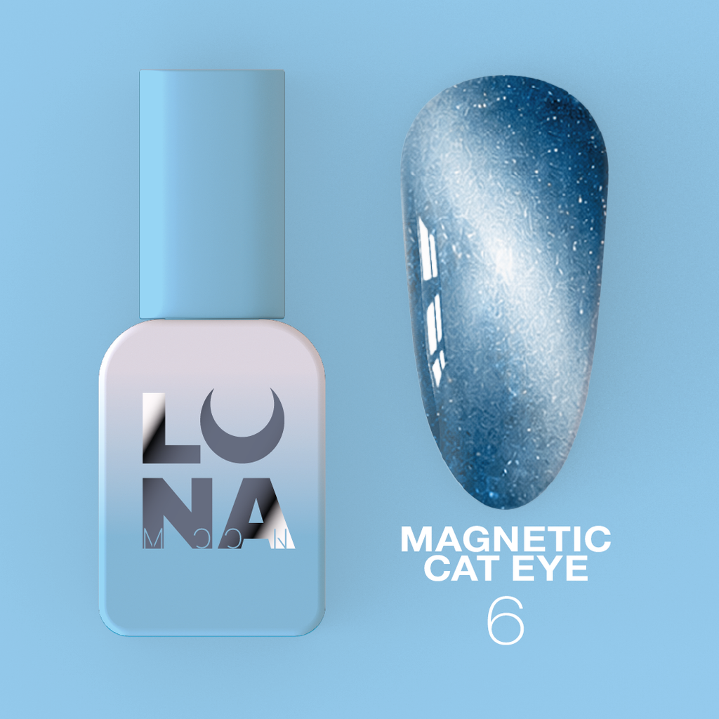 Gel polish 8ml Magnetic Cat Eye 6