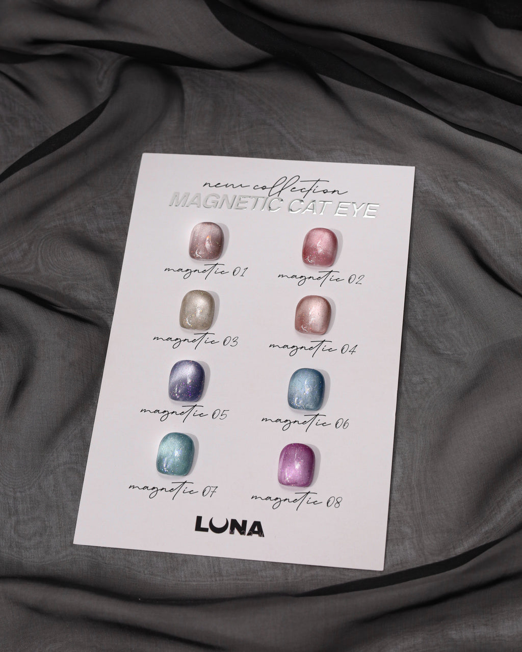 Gel polish 8ml Magnetic Cat Eye 4