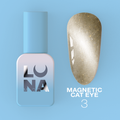 Gel polish 8ml Magnetic Cat Eye 3