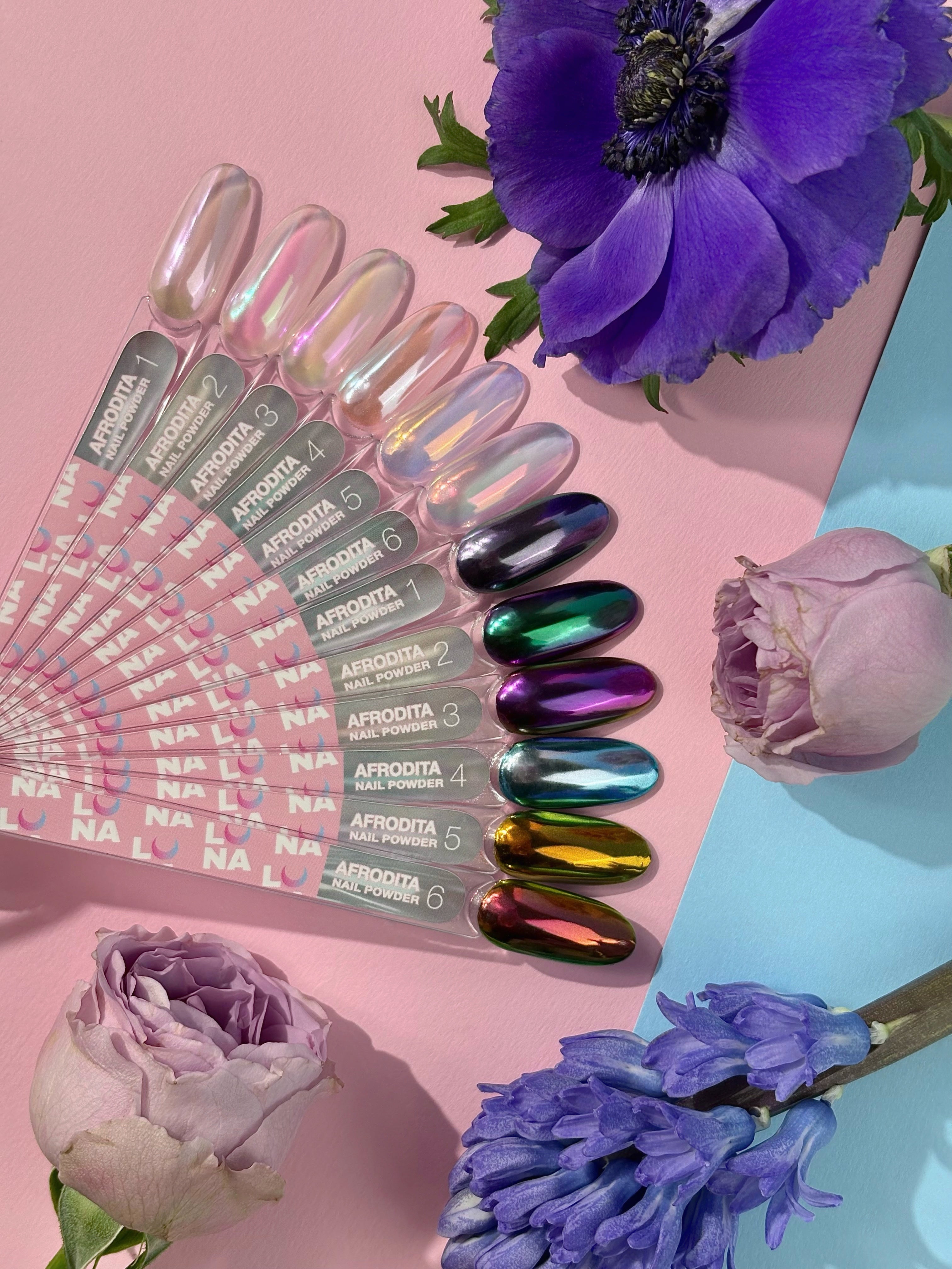 AFRODITA NAIL POWDER SET
