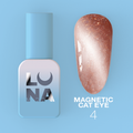 Gel polish 8ml Magnetic Cat Eye 4