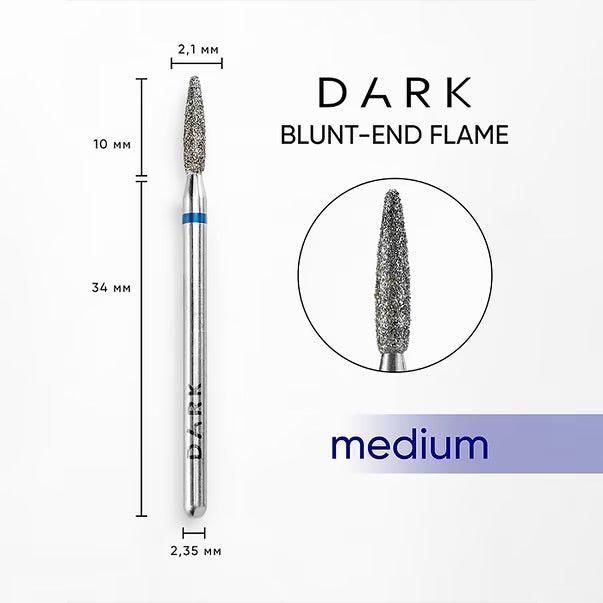 DARK DIAMOND FLAME BIT 021 (SAFE TIP) – BLUE | 2.1 × 10 MM