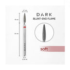 DARK Diamond Flame Bit 021 (Safe Tip) – Red | 2.1 × 10 mm