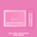 SALON ARCHED SQUARE TOP FORMS FOR NAIL EXTENSIONS