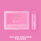 SALON ARCHED SQUARE TOP FORMS FOR NAIL EXTENSIONS