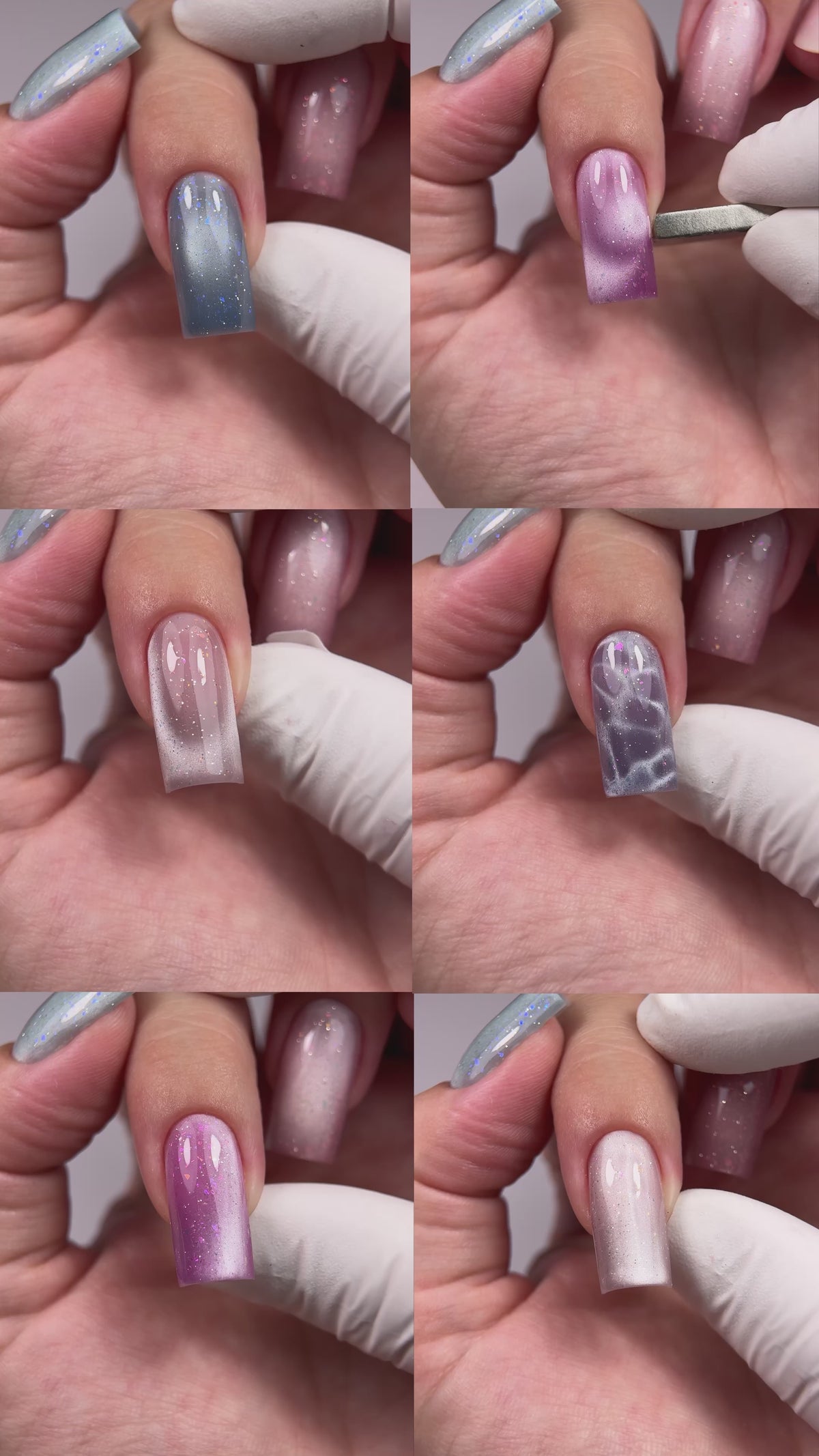 Gel polish 8ml Magnetic Cat Eye 4